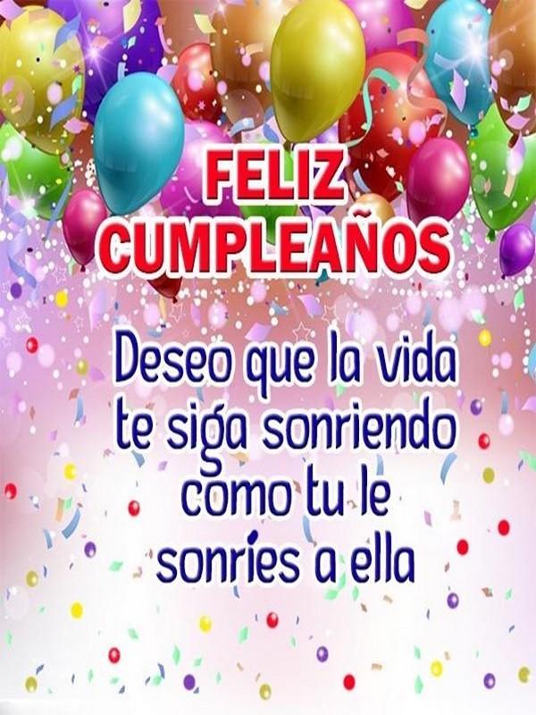 Feliz cumpleanos gif para WhatsApp poster.