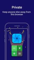 Private Browser Plakat
