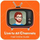 Live TV All Channels Free Online Guide ícone