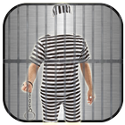 Jail Prisoner Suit Photo Edito أيقونة