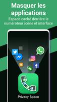 Dialer Espace: Cacher icône Apps, App Hider Affiche