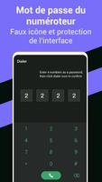 Dialer Espace: Cacher icône Apps, App Hider capture d'écran 3