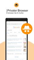 Privater Browser: Inkognito-Webbrowser Plakat