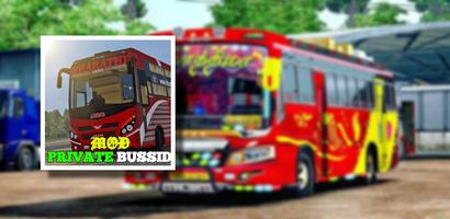 Private Bus Mod Bussid Plakat