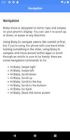 Commands & Guide for Bixby скриншот 1