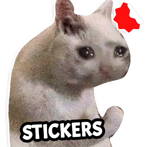 наклейки мем кошки WASticker