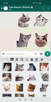 面白い猫のステッカー WAStickerApps ポスター