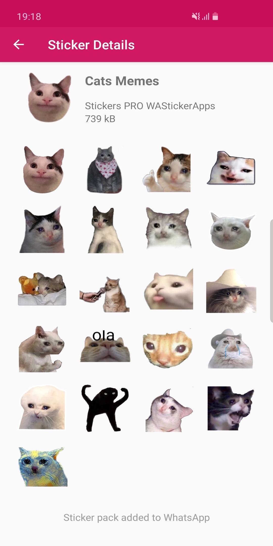 New Funny Cat Memes Stickers Wastickerapps For Android Apk Download