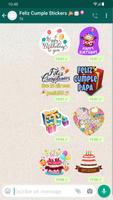 Stickers Feliz Cumpleaños الملصق