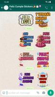 Stickers Feliz Cumpleaños ảnh chụp màn hình 1