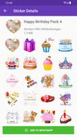 Stickers Feliz Cumpleaños ảnh chụp màn hình 3