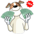 🤑💰 New Funny Money Stickers WAStickerApps 2020 ไอคอน