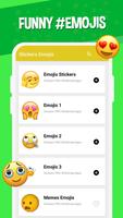 Stickers Emojis plakat