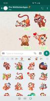 🐵 New Funny Monkey Stickers WAStickerApps ภาพหน้าจอ 1