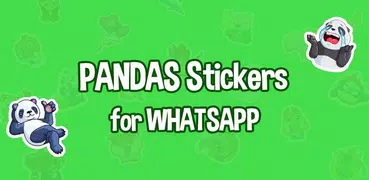 Adesivos pandas WASticker