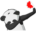 Pandas autocollants WASticker