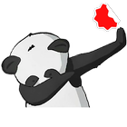 Pandas autocollants WASticker icône