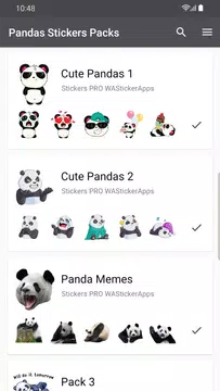 Screenshot 4 for Funny Panda Stickers WASticker