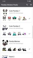 Stickers de Pandas WASticker captura de pantalla 3