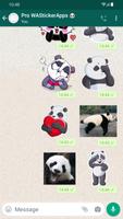 Funny Panda Stickers WASticker স্ক্রিনশট 1