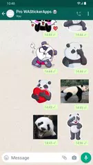 Funny Panda Stickers WASticker APK download