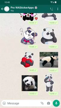 Screenshot 2 for Funny Panda Stickers WASticker