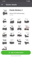 Funny Panda Stickers WASticker ภาพหน้าจอ 2