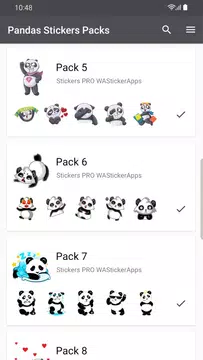 Screenshot 8 for Funny Panda Stickers WASticker
