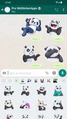 Funny Panda Stickers WASticker APK download