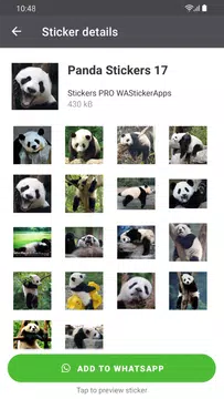 Screenshot 7 for Funny Panda Stickers WASticker