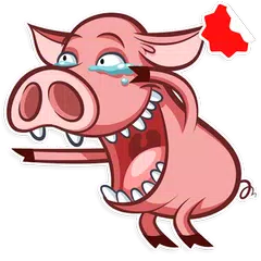 Schweine Aufkleber WASticker APK Herunterladen