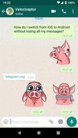 Pigs Stickers ภาพหน้าจอ 1