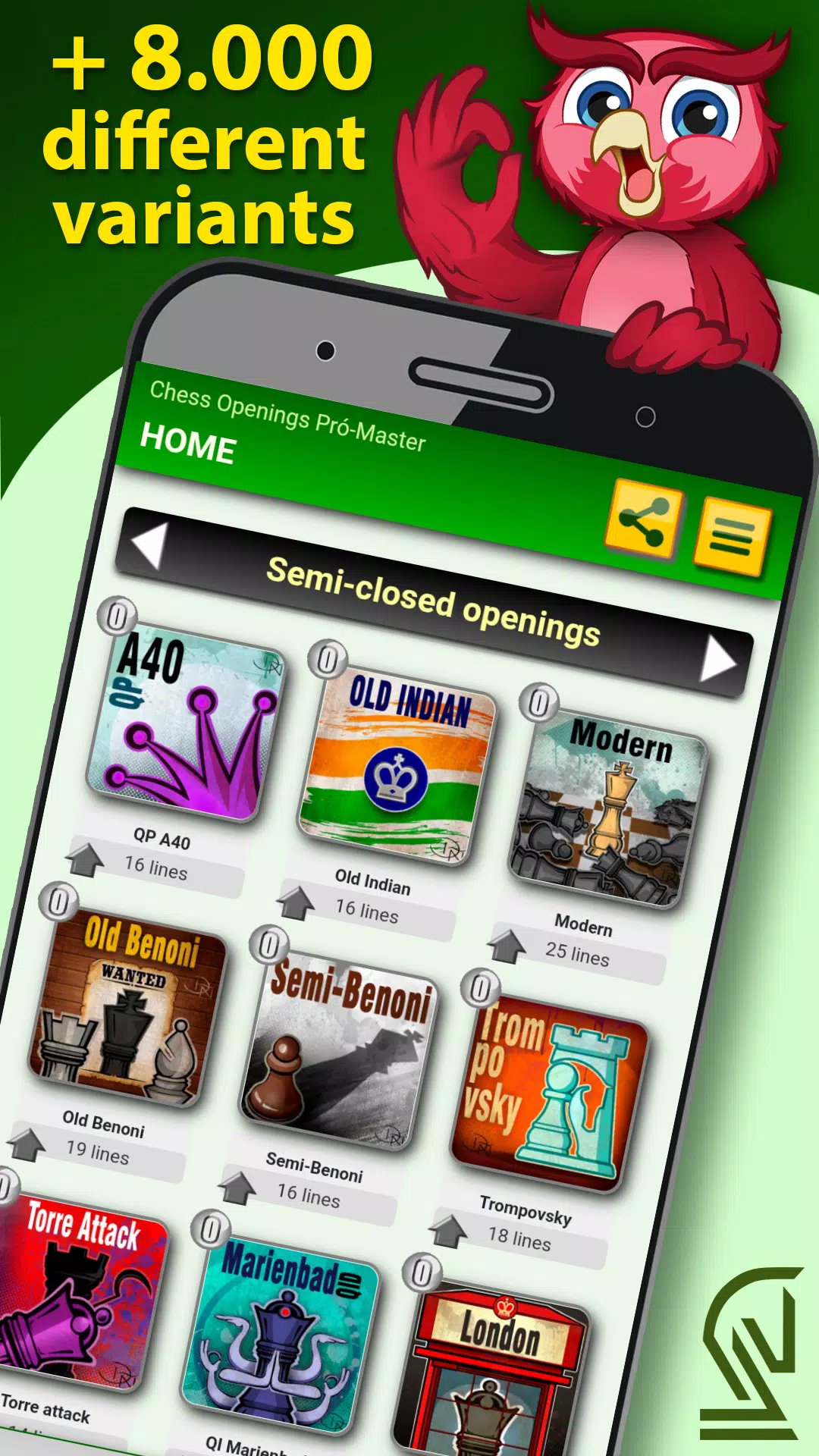 Chess Openings Pró-Master for Android - Free App Download