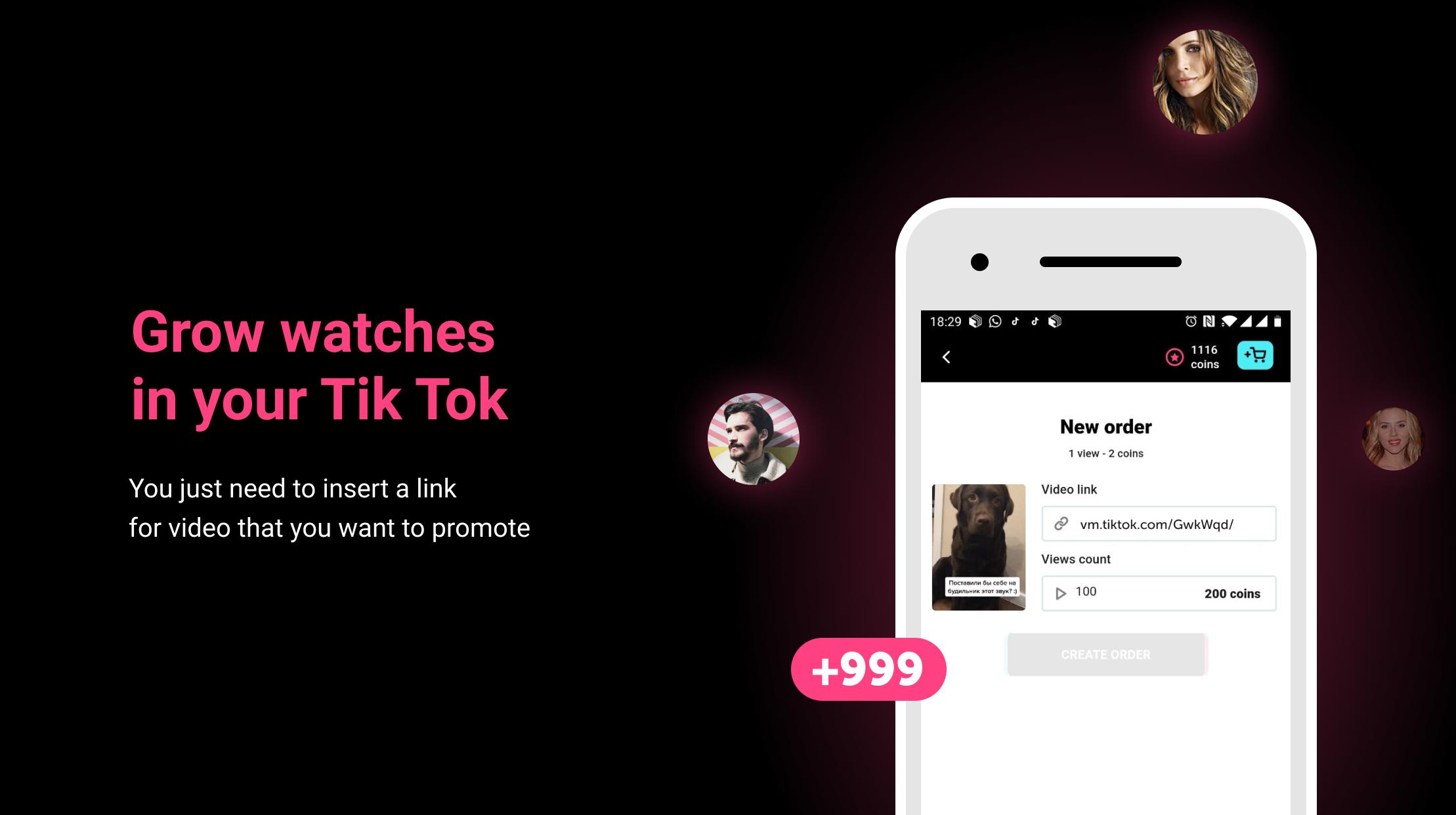 Followers, likes, video views for TikTok (Ads) cho Android - Tải về APK
