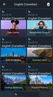 Learn Canadian English. Speak  Affiche