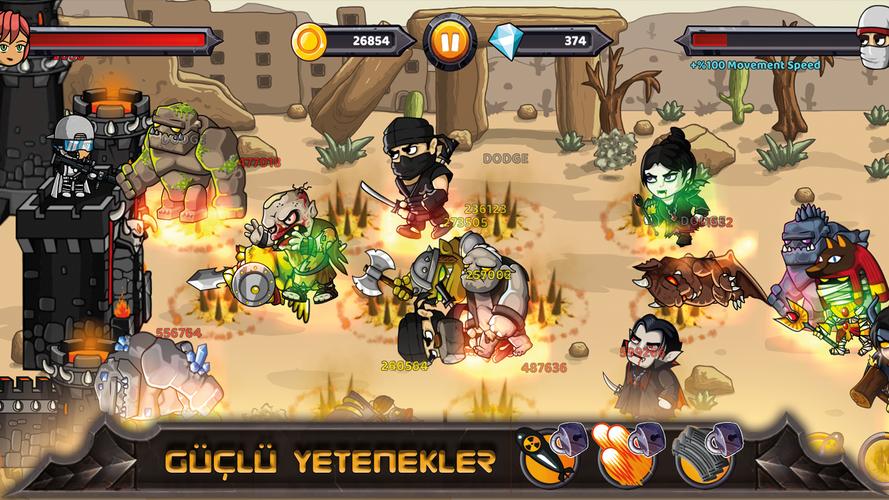 android icin kule savunma kale savasi