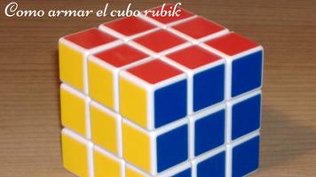 Como armar el cubo rubik paso a paso Poster