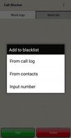 Call Blocker تصوير الشاشة 1