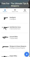 Guide for Free Fire New Tips, Weapons imagem de tela 3