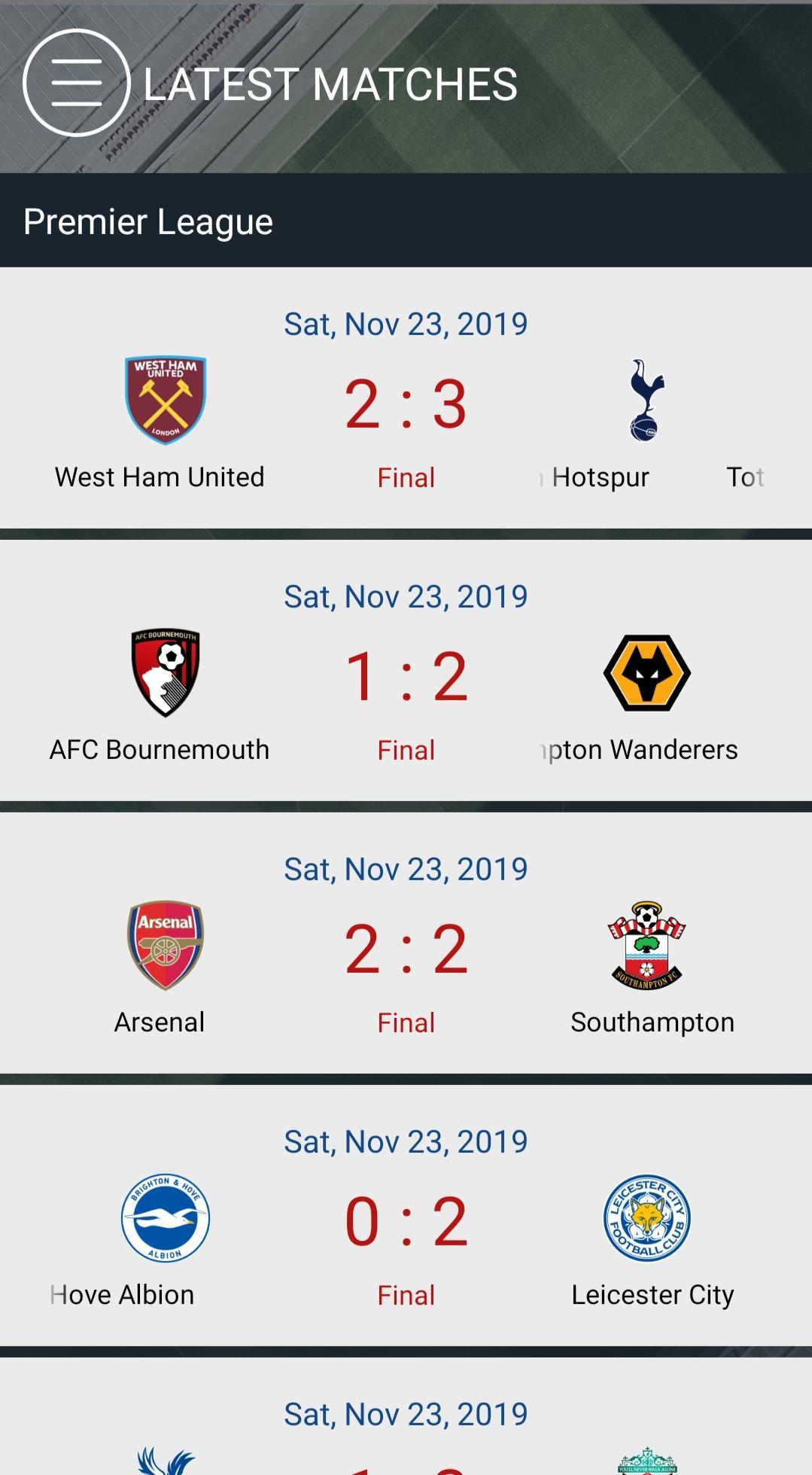 Live Football Updates Goal Live Scores For Android Apk Download