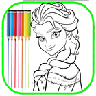 Coloring Frozens & Animal icône