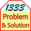 1333 Problem with Solution icon