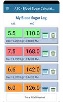 A1C Calc n Track for Diabetes ảnh chụp màn hình 1