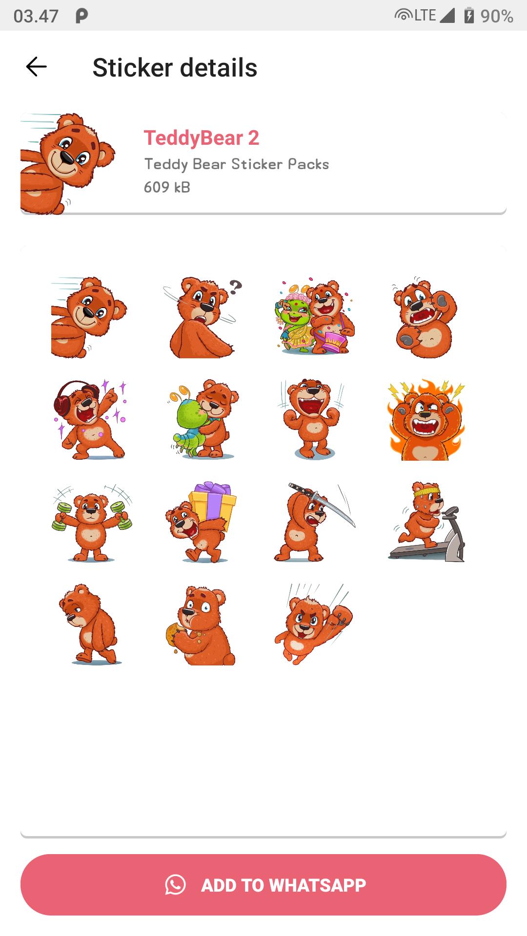 Cute Teddy Kawaii Bear Stickers Wastickerapps For Android Apk