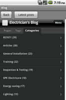 Electrician's Blog Cartaz