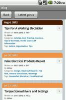 Electrician's Blog imagem de tela 1