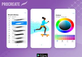 برنامه‌نما Procreate Pocket عکس از صفحه