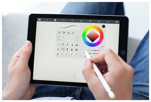 پوستر Procreate sketch paint guide