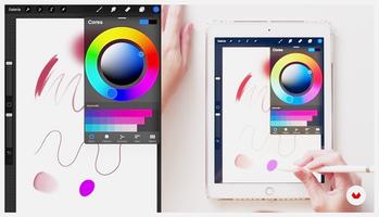 برنامه‌نما Procreate sketch paint guide عکس از صفحه