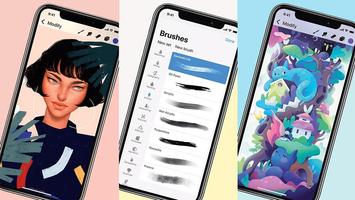 Procreate Pocket Drawing App โปสเตอร์